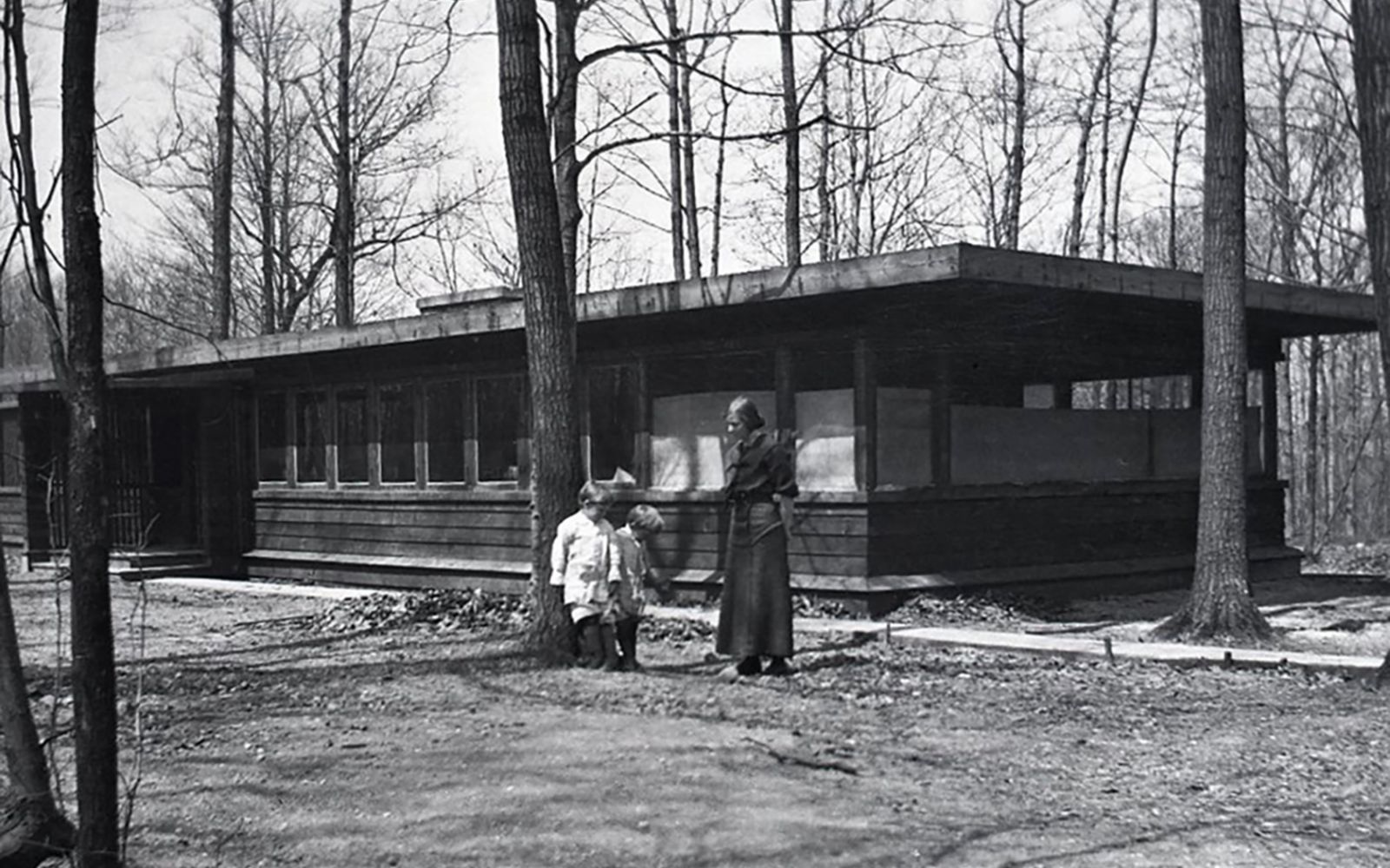 Booth Cottage Photo courtesy Frank Lloyd Wright Building Conservancy.